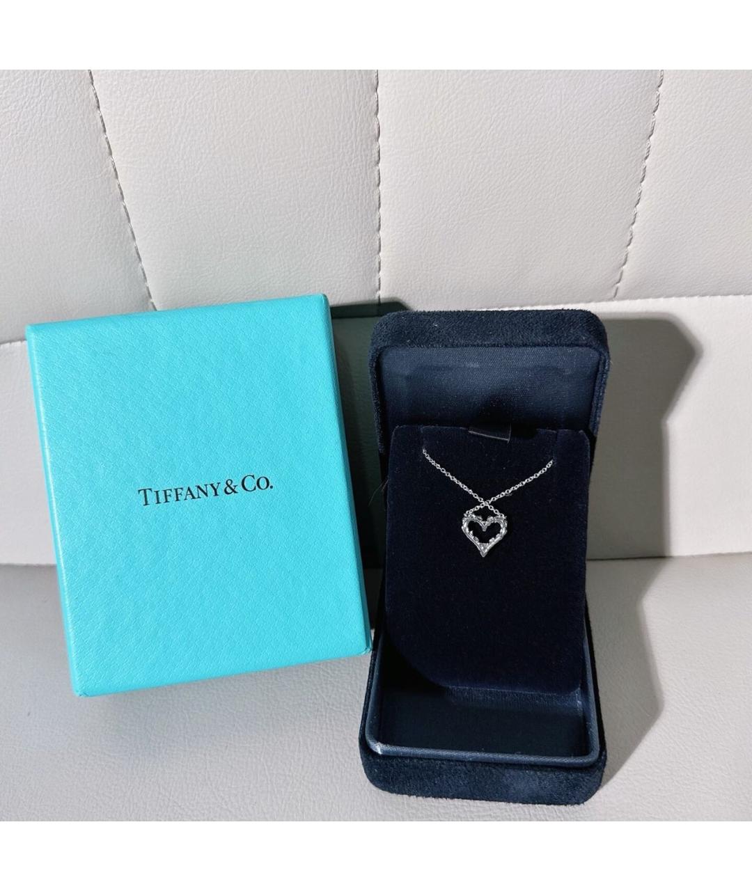 TIFFANY&CO Серебряное платиновое колье, фото 4