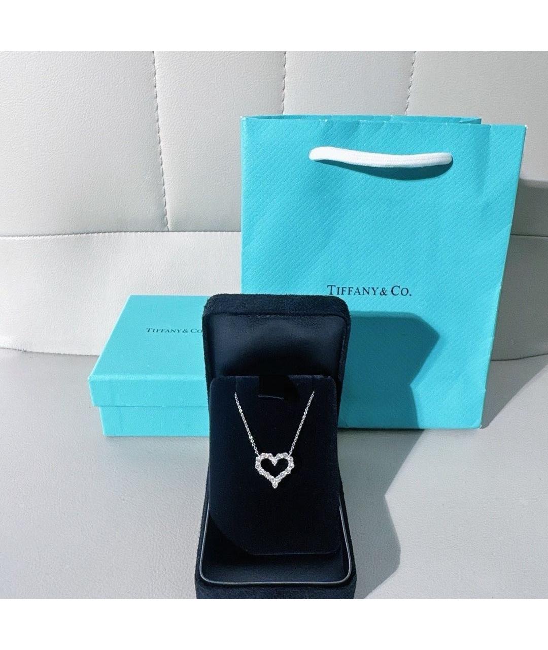 TIFFANY&CO Серебряное платиновое колье, фото 3