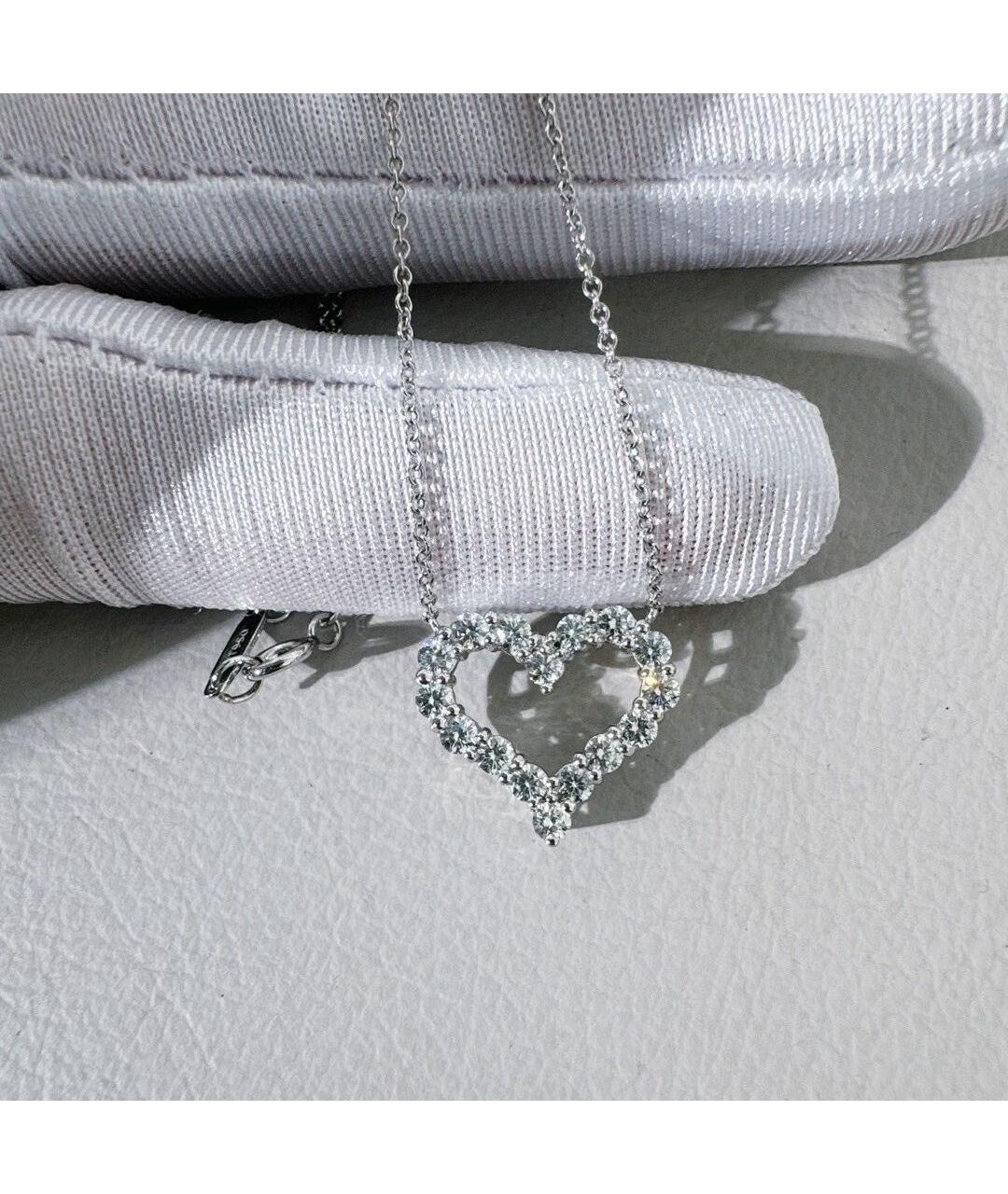 TIFFANY&CO Серебряное платиновое колье, фото 5