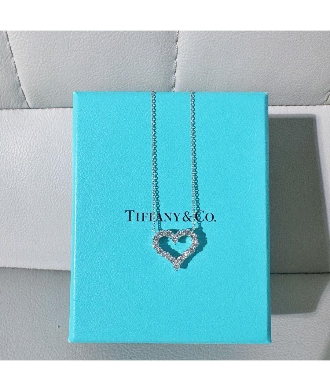 TIFFANY&CO Серебряное платиновое колье, фото 7