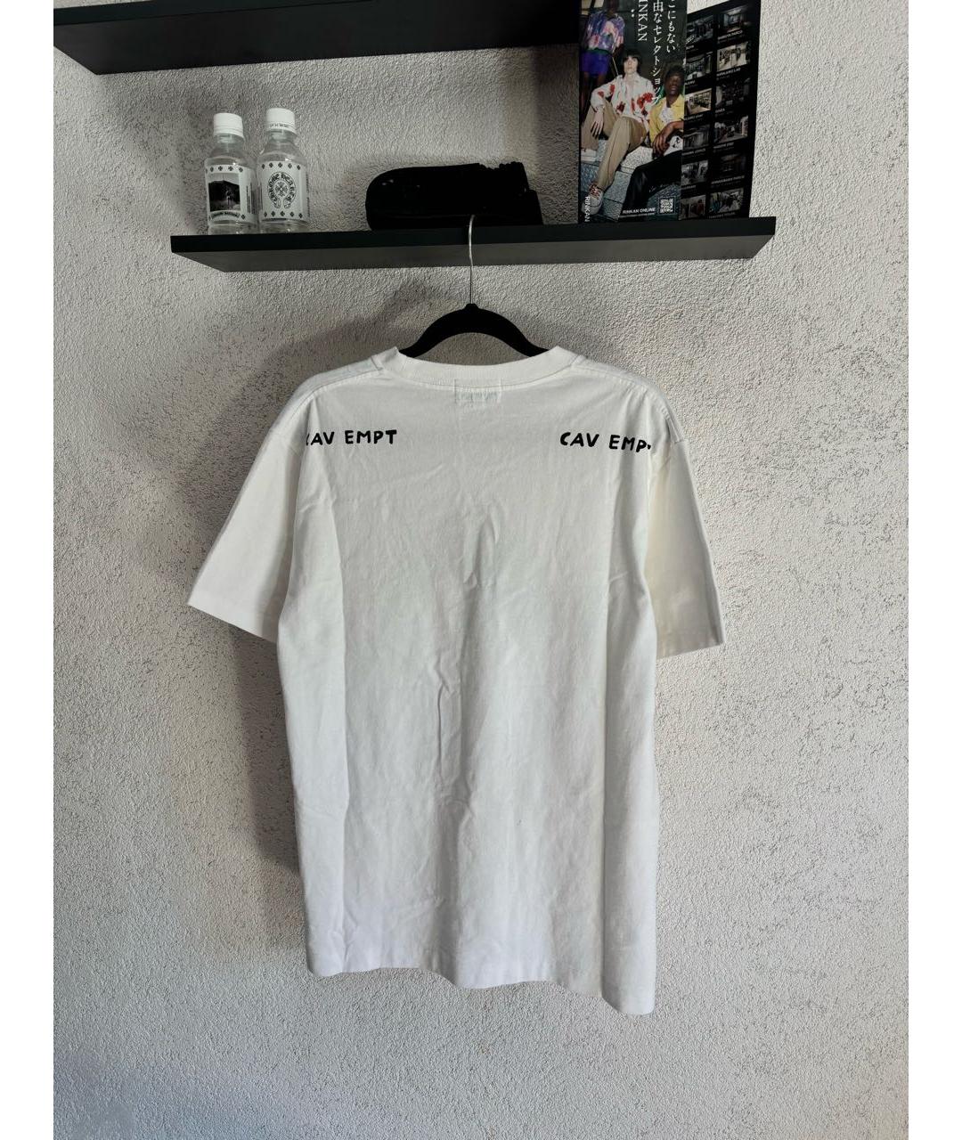 CAV EMPT Белая хлопковая футболка, фото 3