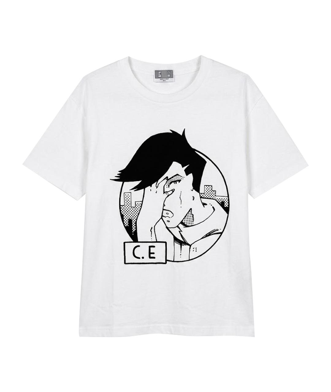CAV EMPT Белая хлопковая футболка, фото 1