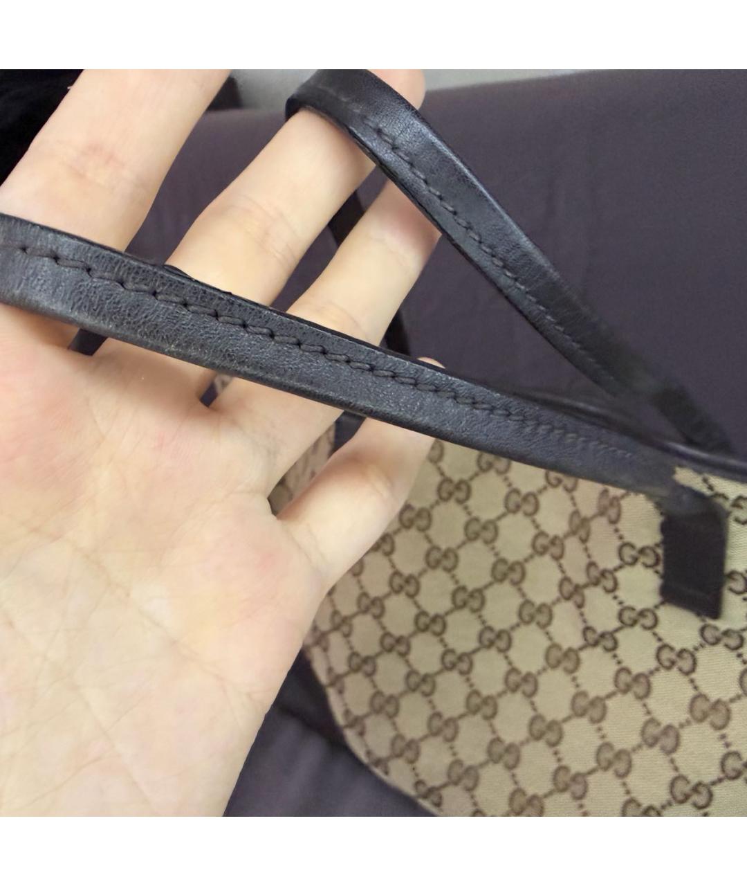 GUCCI Бежевая сумка тоут, фото 6