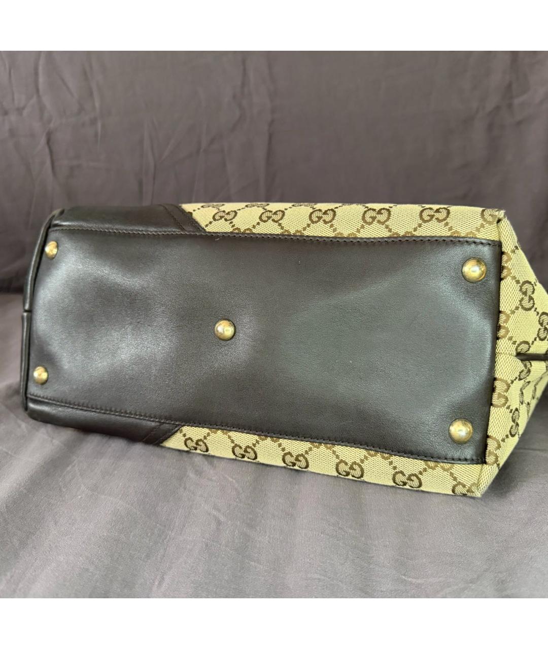 GUCCI Бежевая сумка тоут, фото 7
