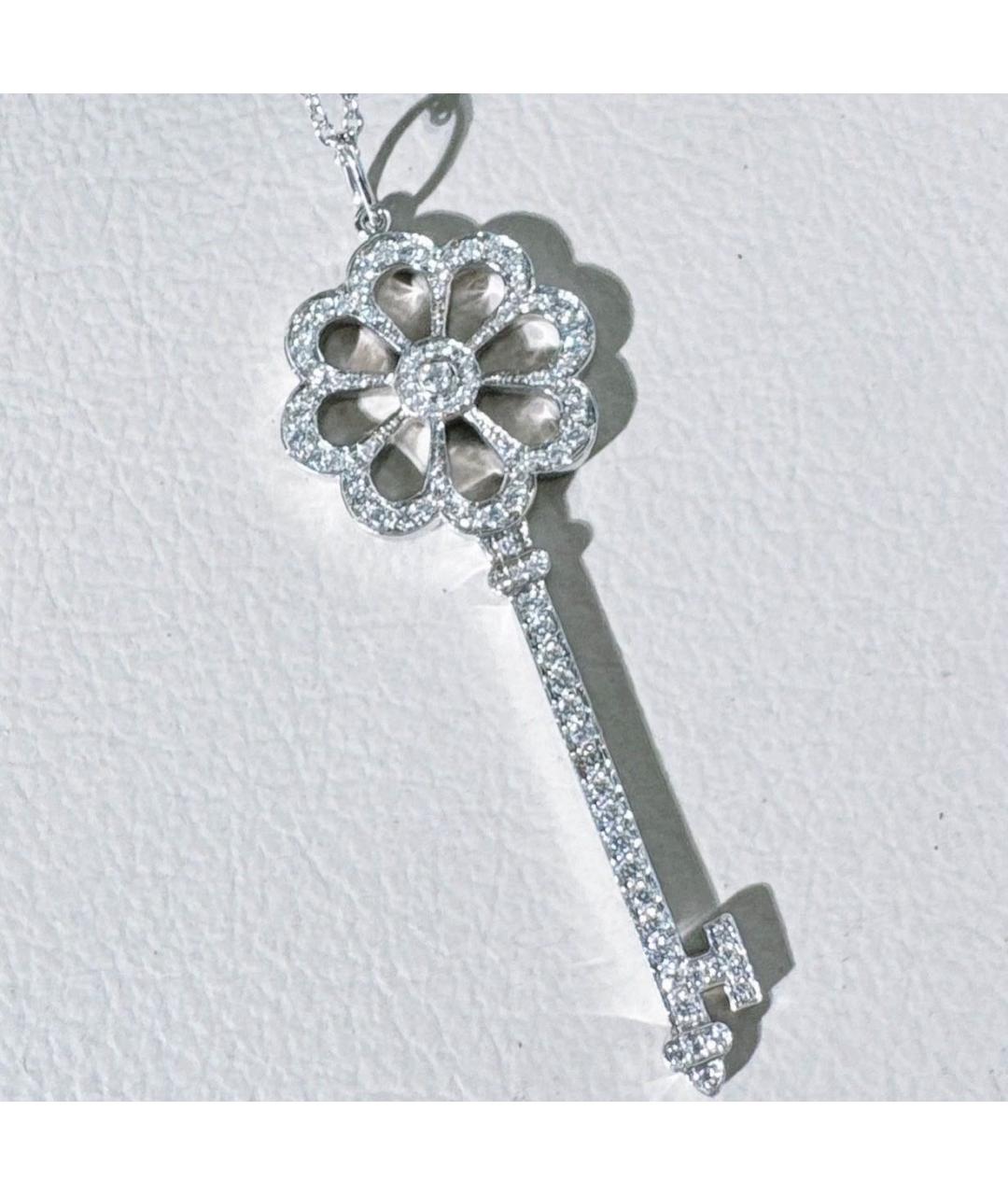 TIFFANY&CO Серебряное платиновое колье, фото 4