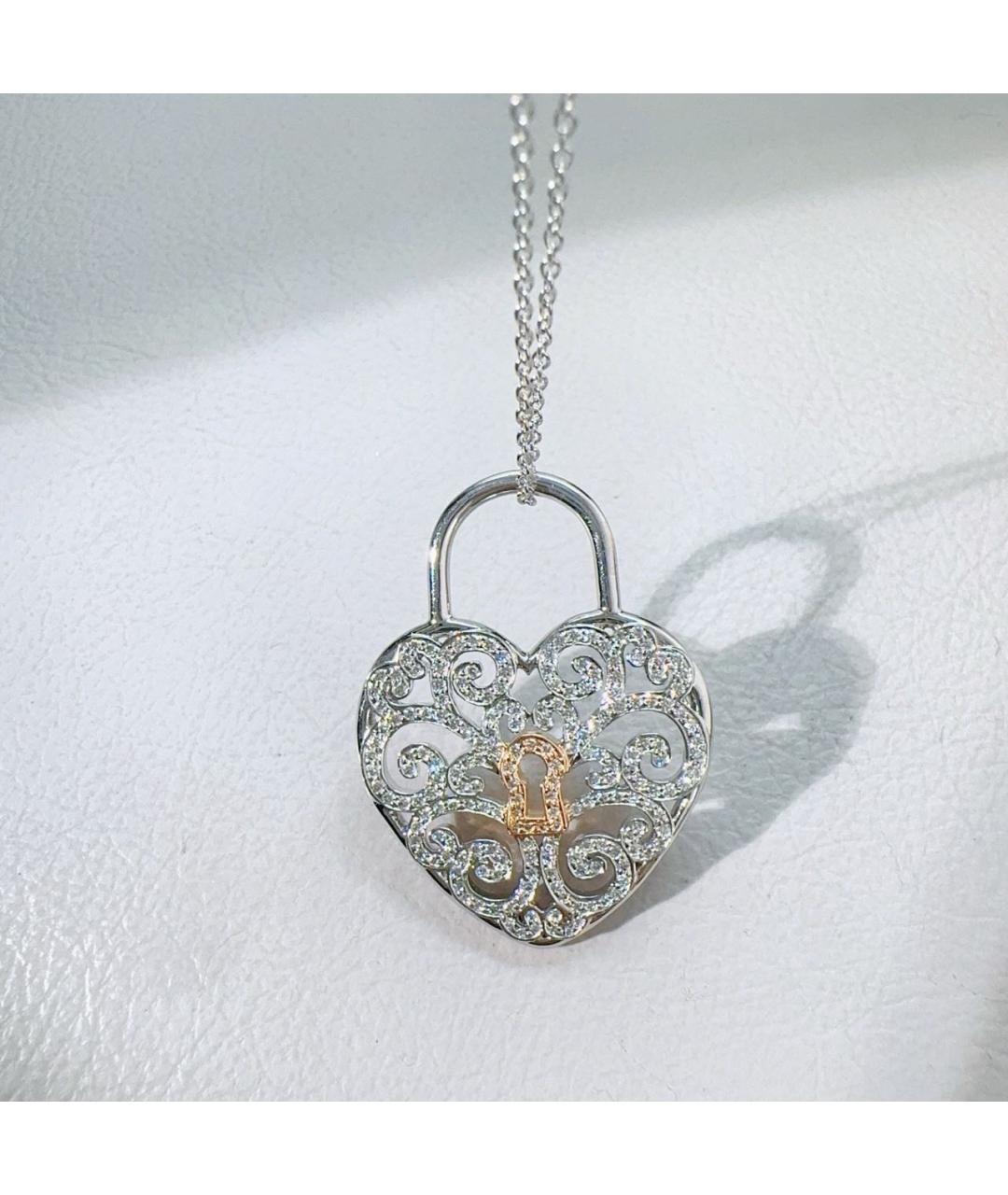 TIFFANY&CO Серебряное колье из белого золота, фото 6