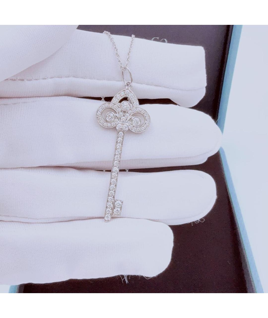 TIFFANY&CO Серебряное платиновое колье, фото 4