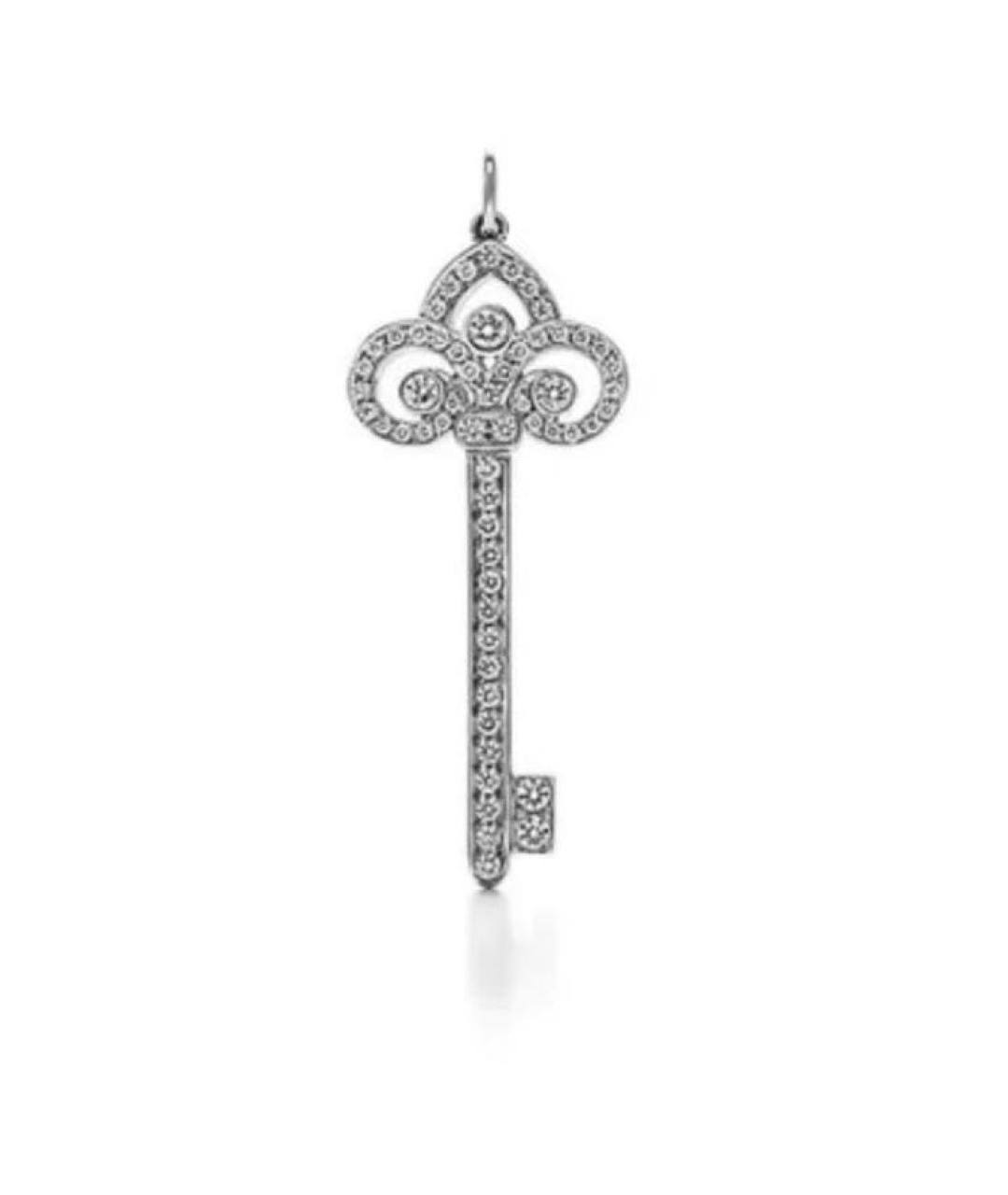 TIFFANY&CO Серебряное платиновое колье, фото 7