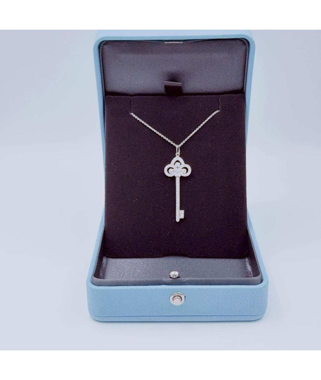 TIFFANY&CO Серебряное платиновое колье, фото 2