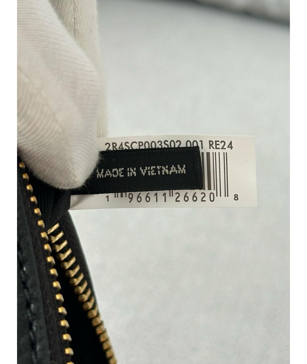 MARC JACOBS Черная кожаная косметичка, фото 8
