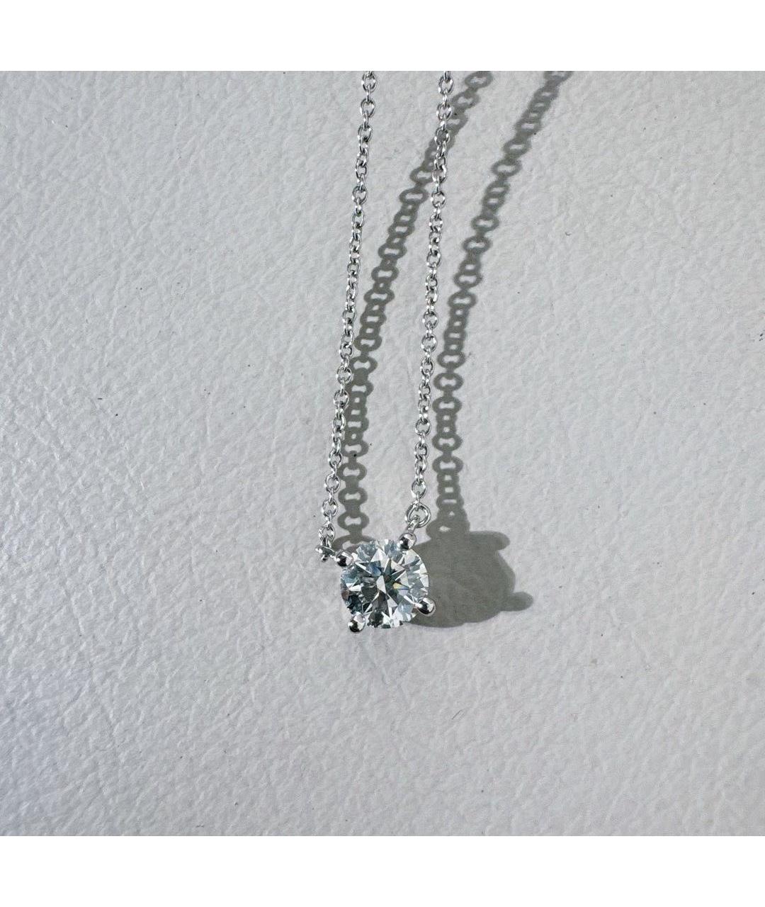 TIFFANY&CO Серебряное колье из белого золота, фото 6