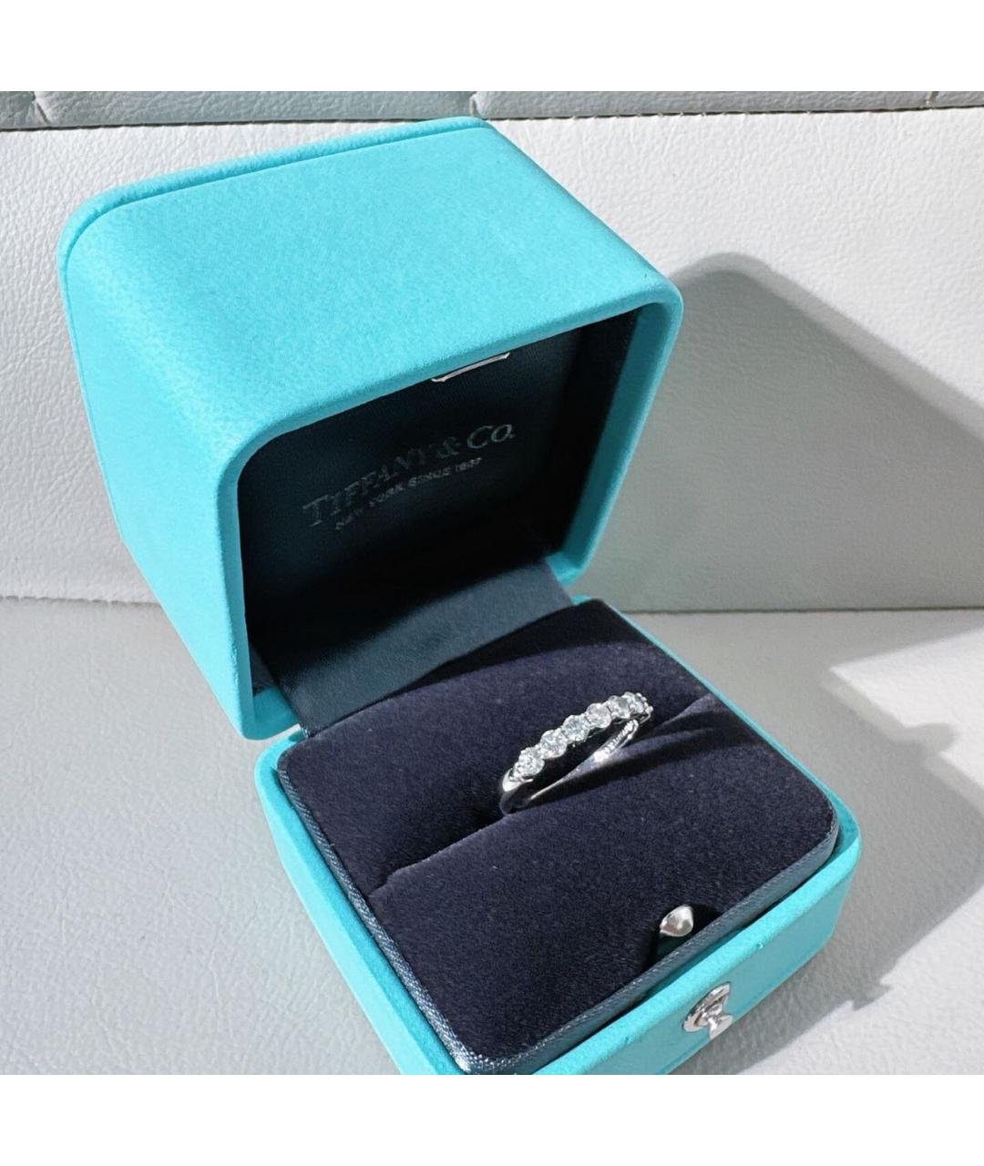 TIFFANY&CO Серебряное платиновое кольцо, фото 3
