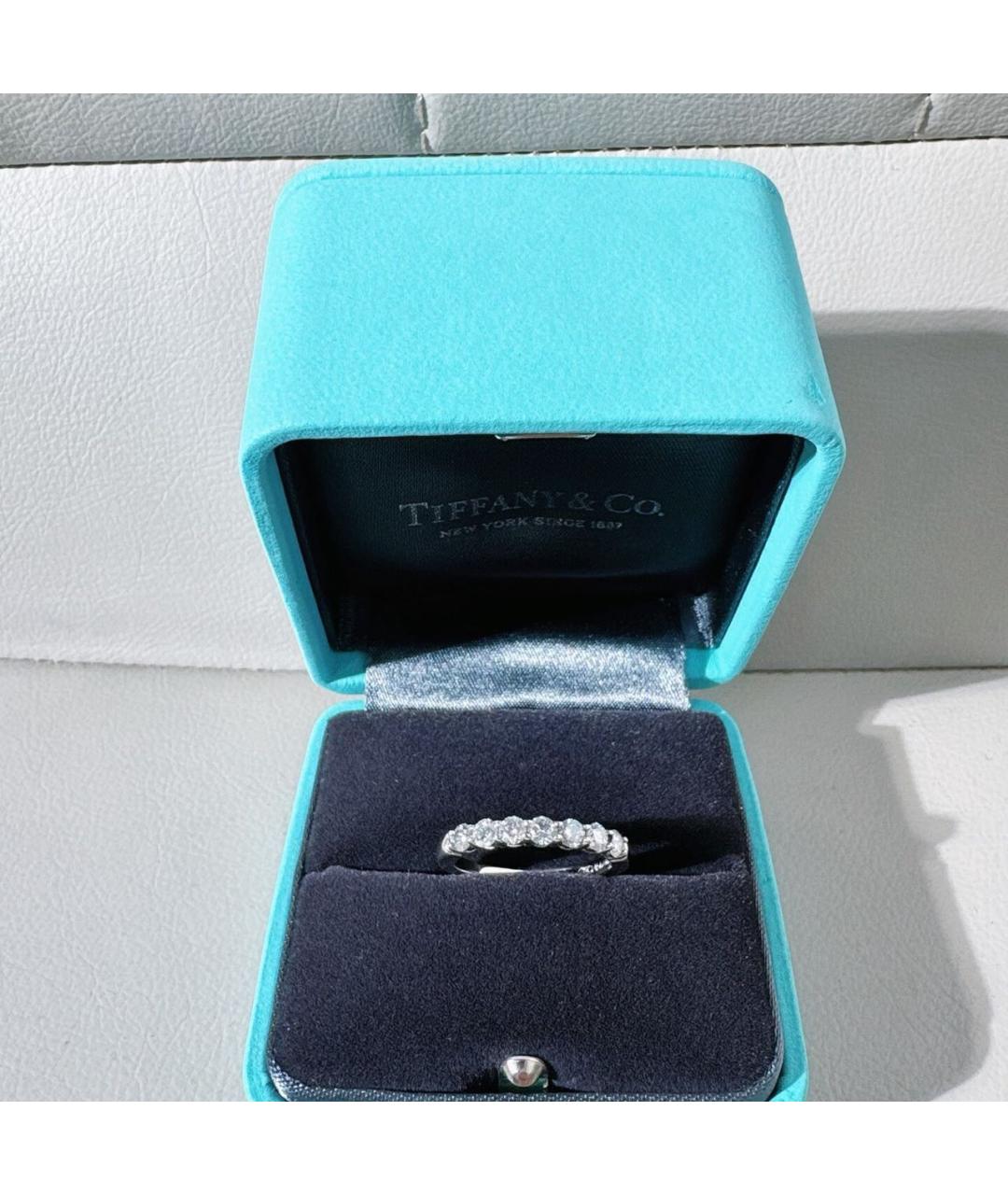 TIFFANY&CO Серебряное платиновое кольцо, фото 2