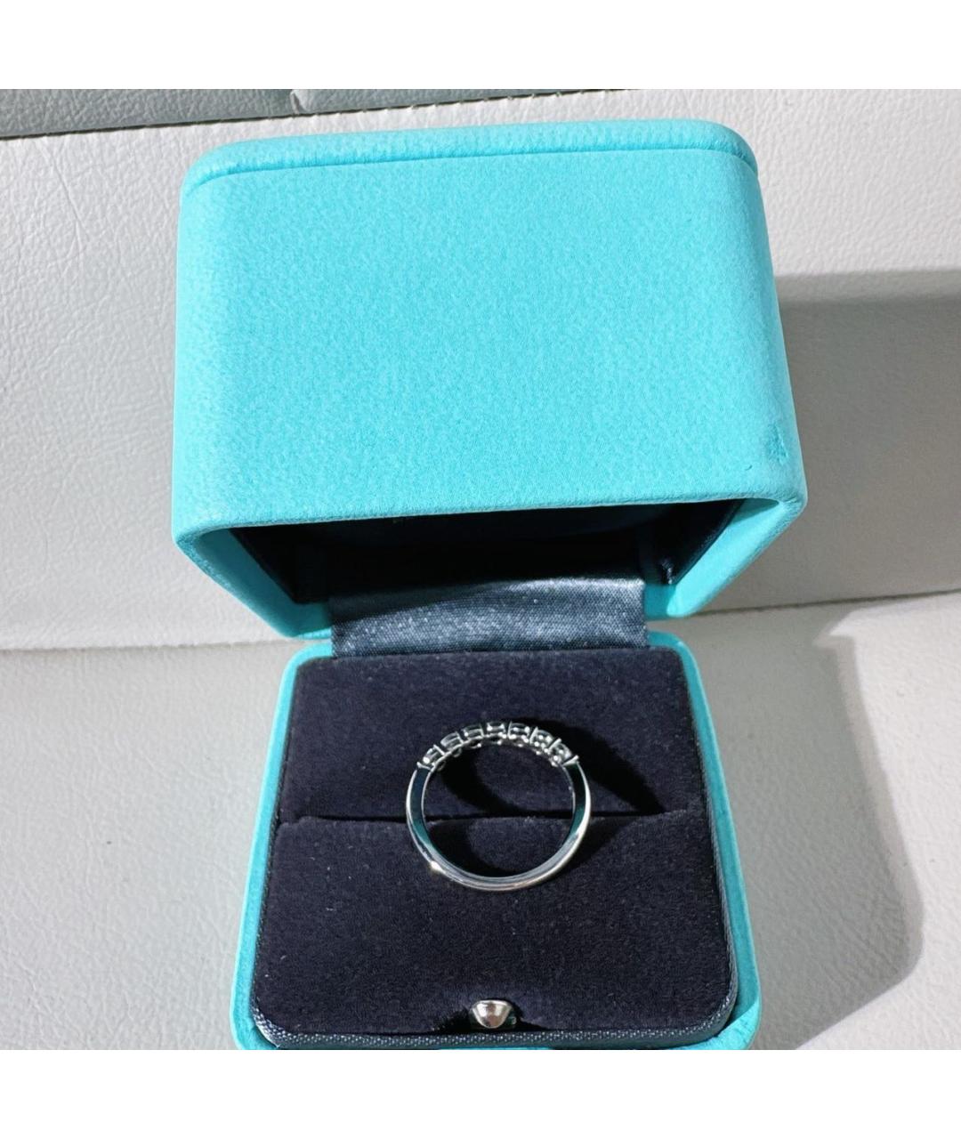 TIFFANY&CO Серебряное платиновое кольцо, фото 5