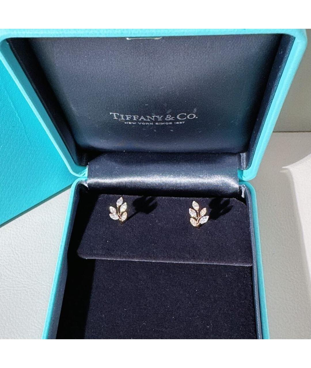 TIFFANY&CO Золотые серьги из розового золота, фото 2