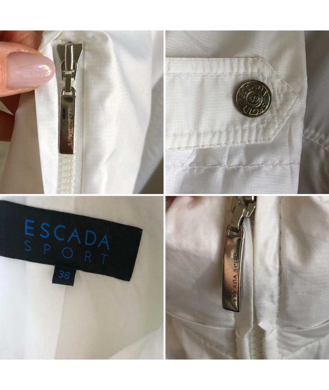 ESCADA Белая полиэстеровая куртка, фото 3