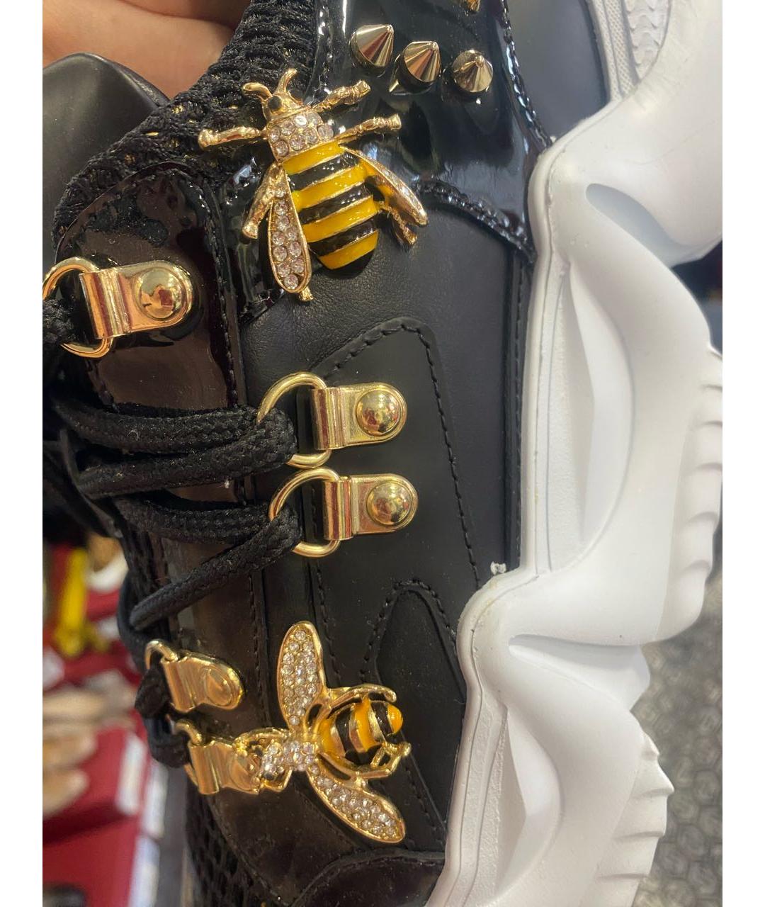 PHILIPP PLEIN Черные кроссовки, фото 2