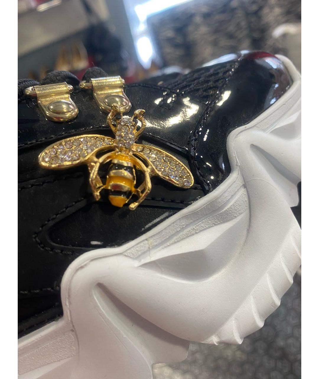 PHILIPP PLEIN Черные кроссовки, фото 3