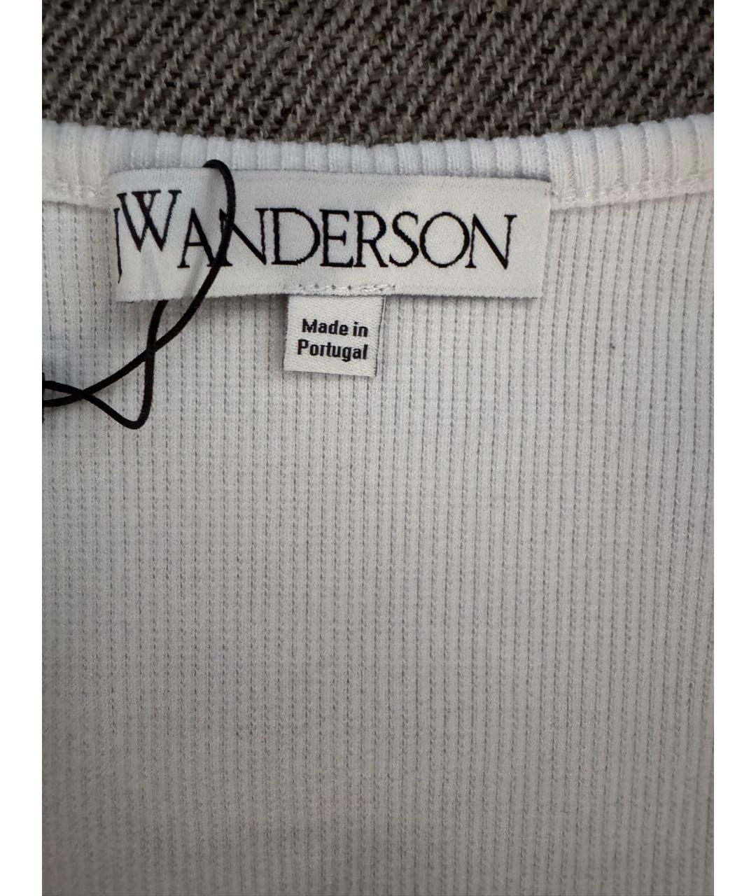 J.W.ANDERSON Белая хлопковая майка, фото 3