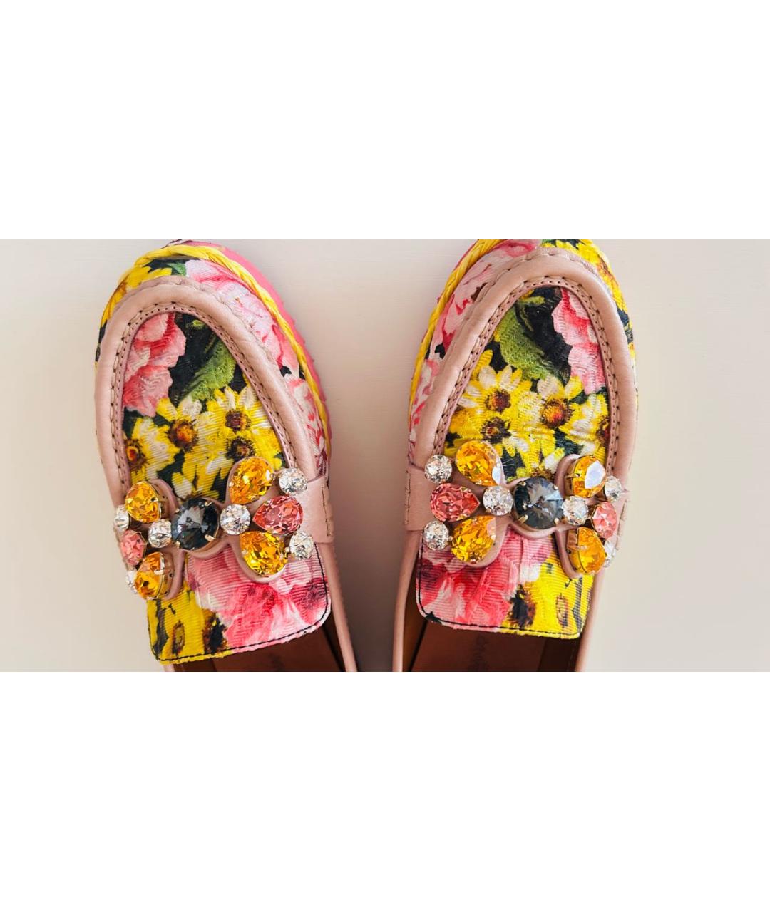 DOLCE&GABBANA Мульти лоферы, фото 3