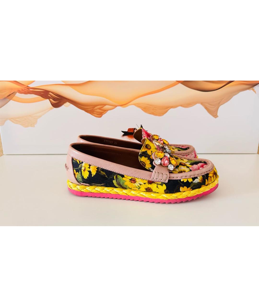 DOLCE&GABBANA Мульти лоферы, фото 5