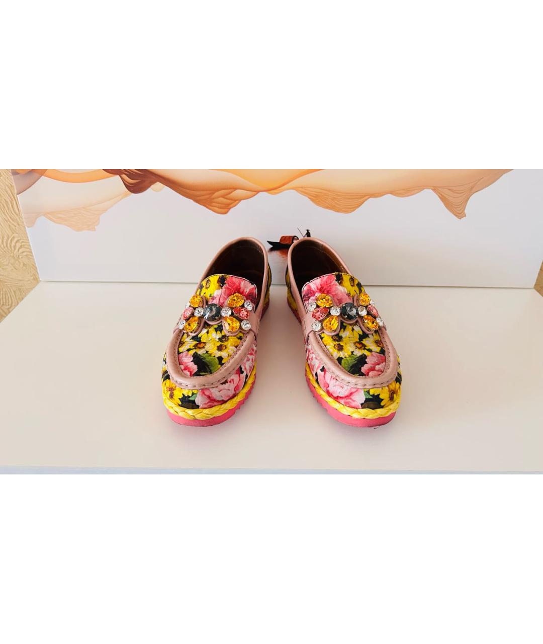 DOLCE&GABBANA Мульти лоферы, фото 2