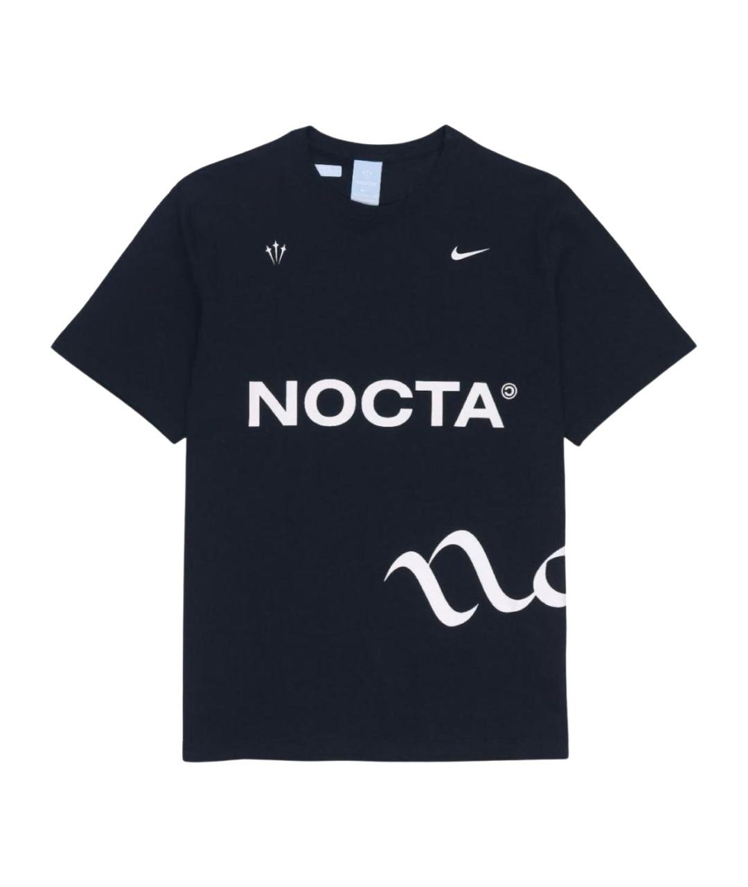 NIKE Черная хлопковая футболка, фото 1