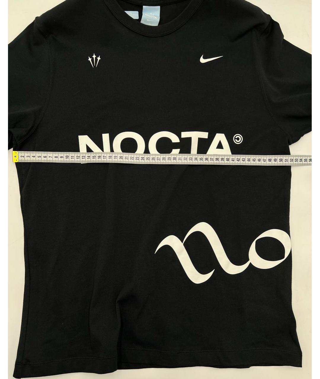 NIKE Черная хлопковая футболка, фото 4