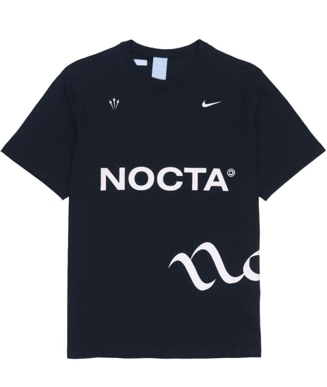 NIKE Черная хлопковая футболка, фото 9