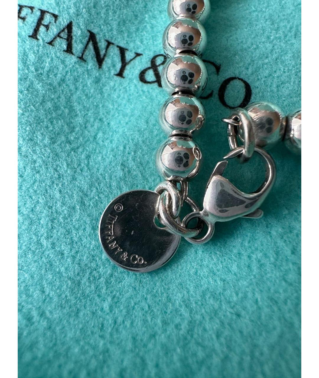 TIFFANY&CO Бирюзовый серебряный браслет, фото 5