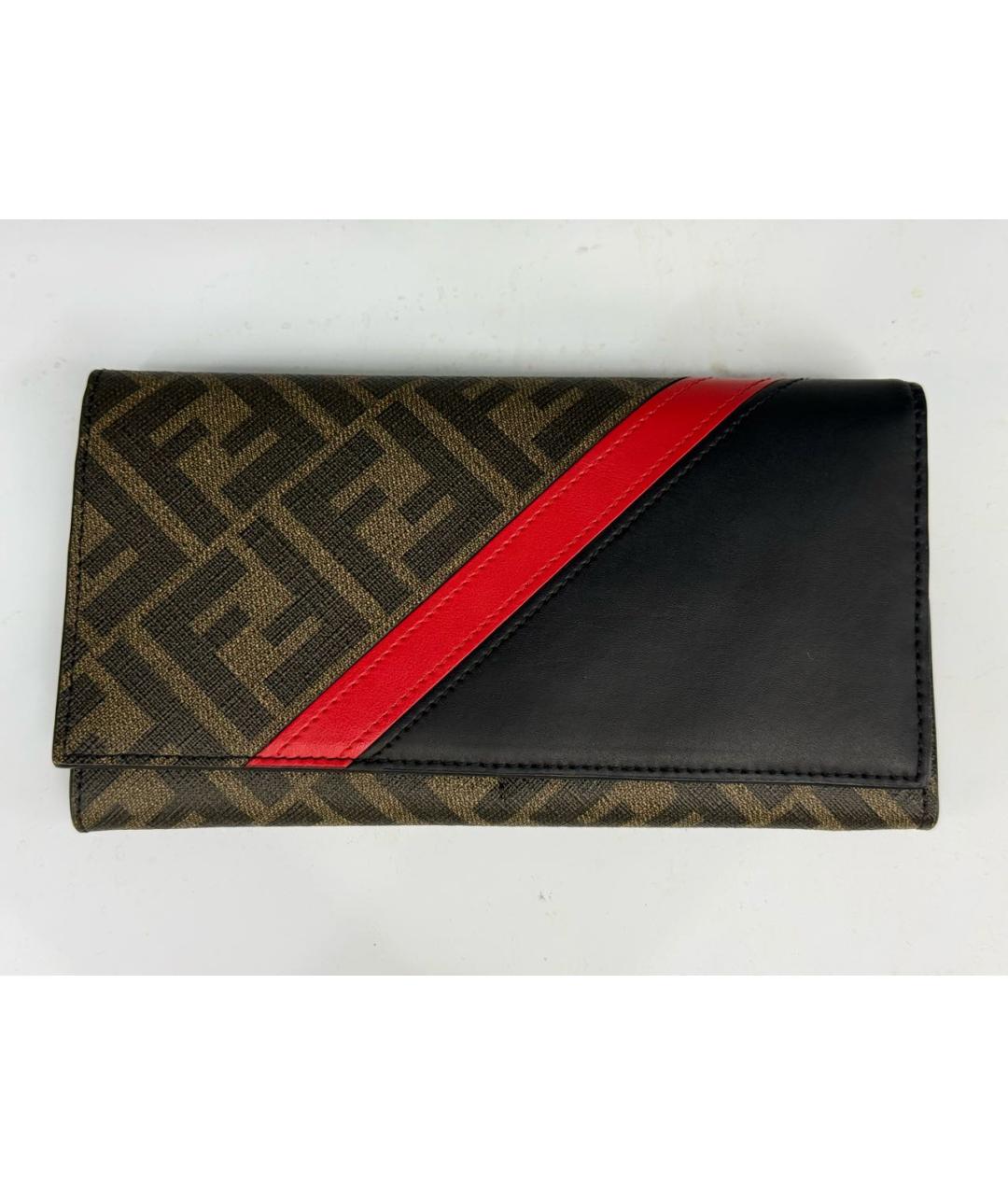 FENDI Коричневый кошелек, фото 9