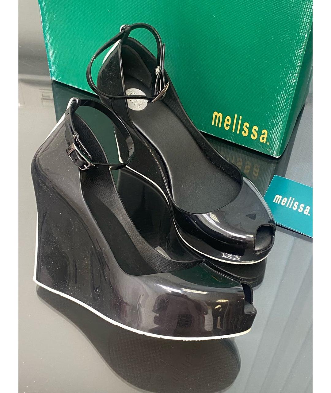 Melissa Черные босоножки, фото 6