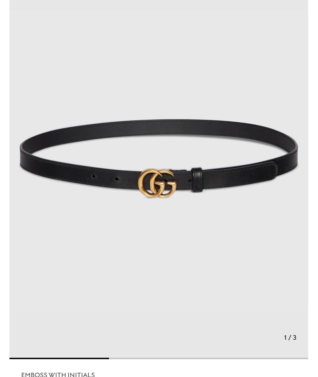 GUCCI Черный кожаный ремень, фото 9