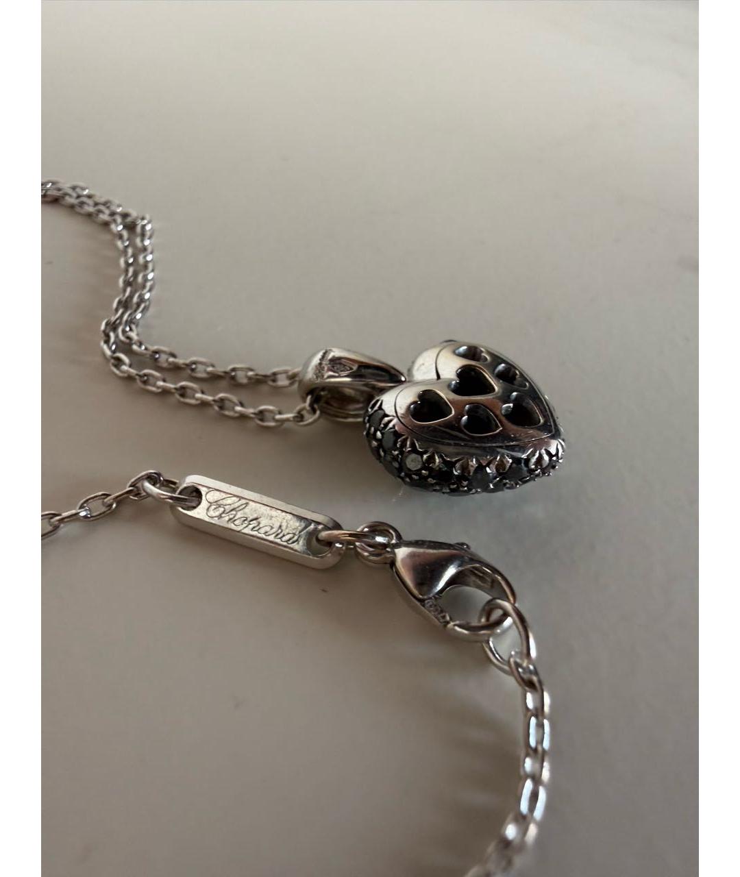 CHOPARD Белое колье из белого золота, фото 4