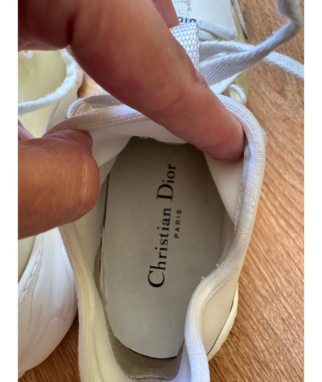 CHRISTIAN DIOR Белые кроссовки, фото 5