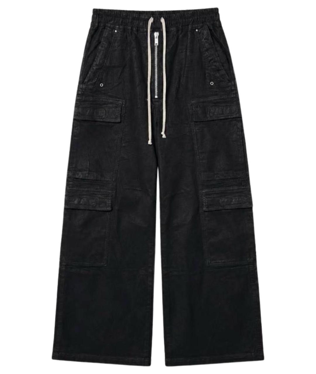 RICK OWENS Черные повседневные брюки, фото 1