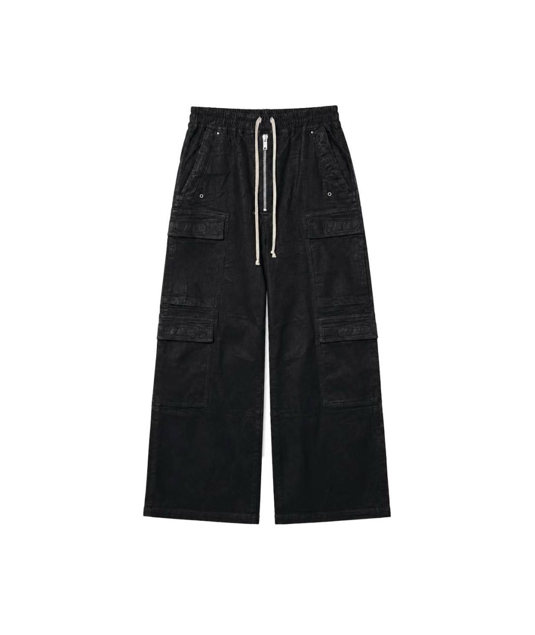 RICK OWENS Черные повседневные брюки, фото 4