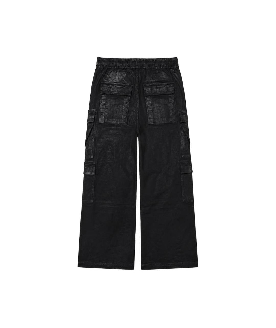 RICK OWENS Черные повседневные брюки, фото 2