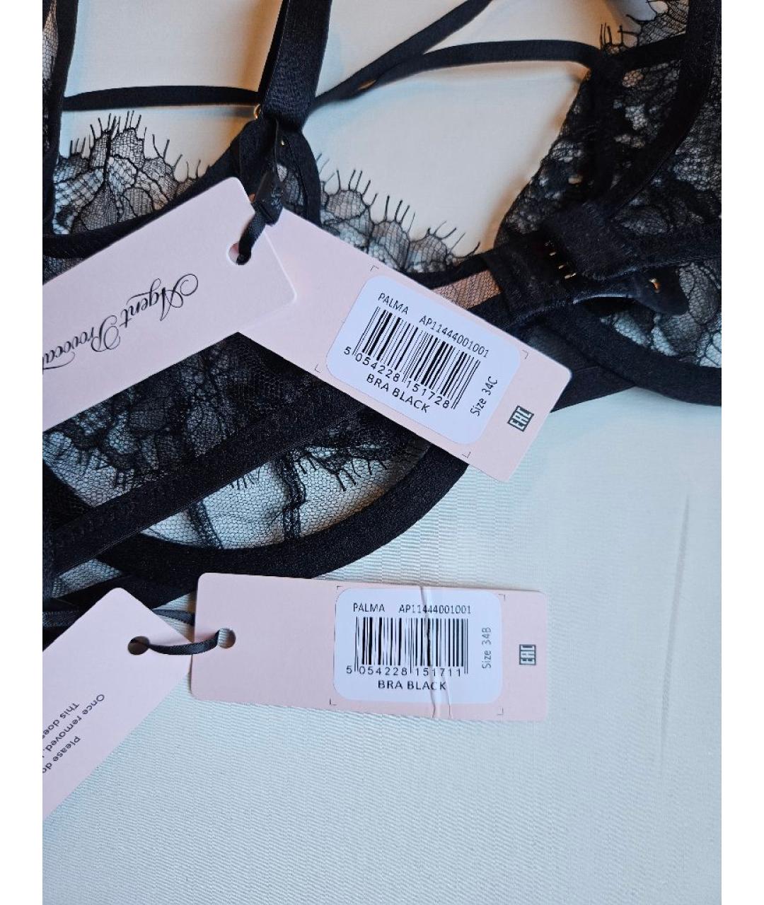 AGENT PROVOCATEUR Черный бюстгалтеры, фото 5