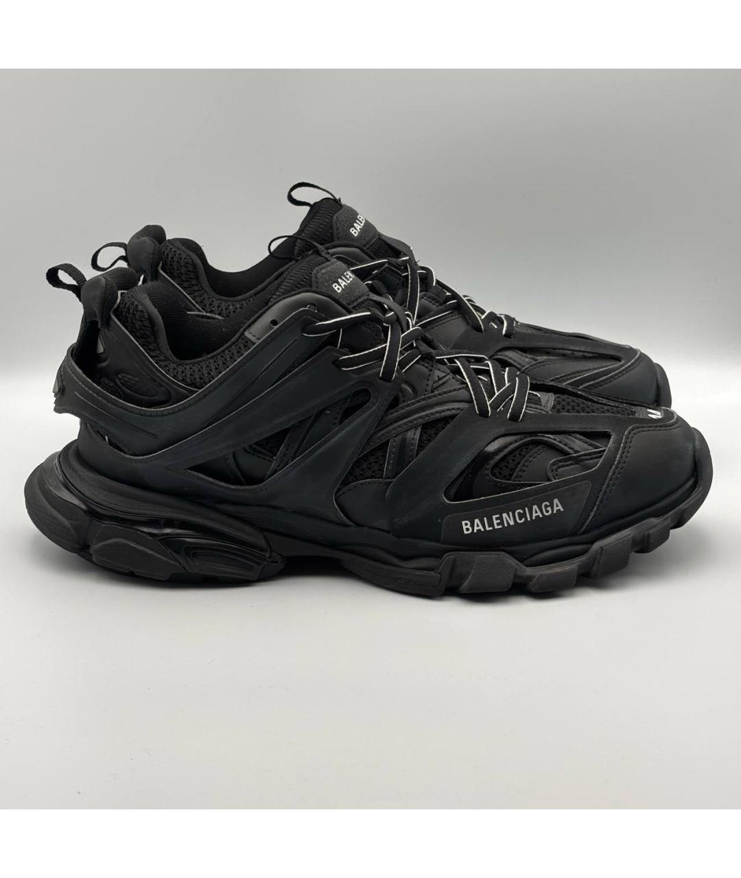 BALENCIAGA Черные низкие кроссовки / кеды, фото 5