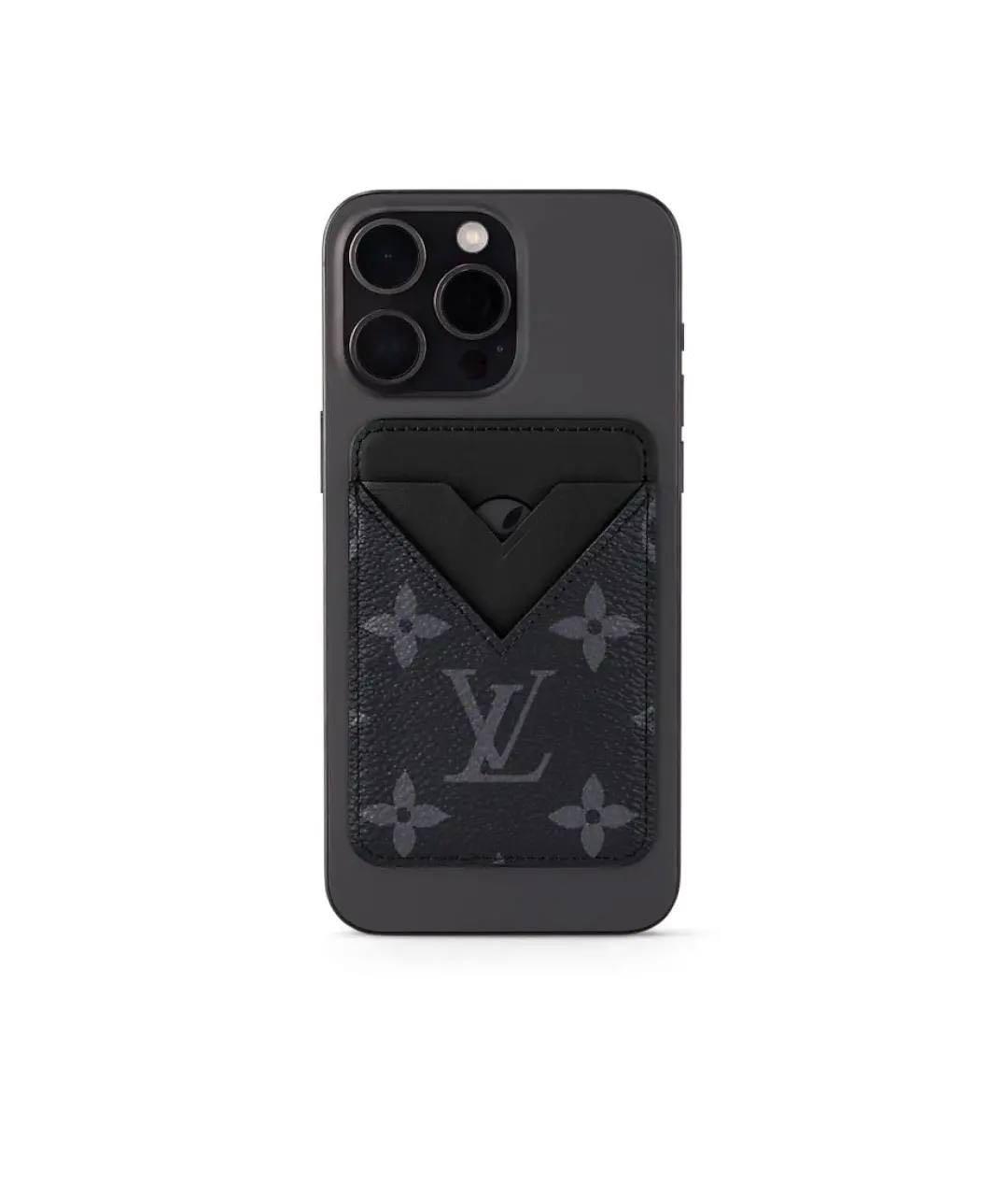 LOUIS VUITTON Черный кардхолдер, фото 3
