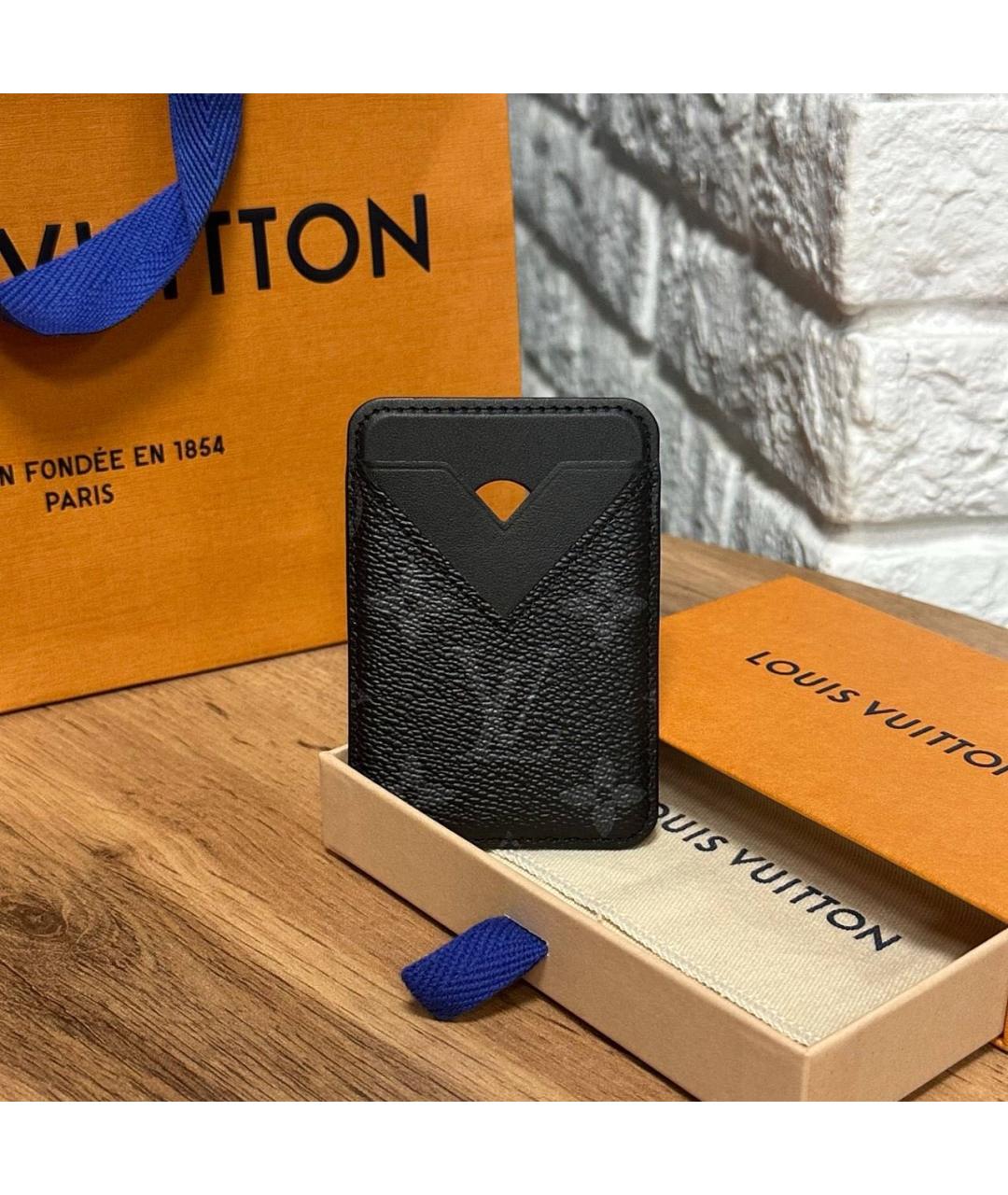 LOUIS VUITTON Черный кардхолдер, фото 2