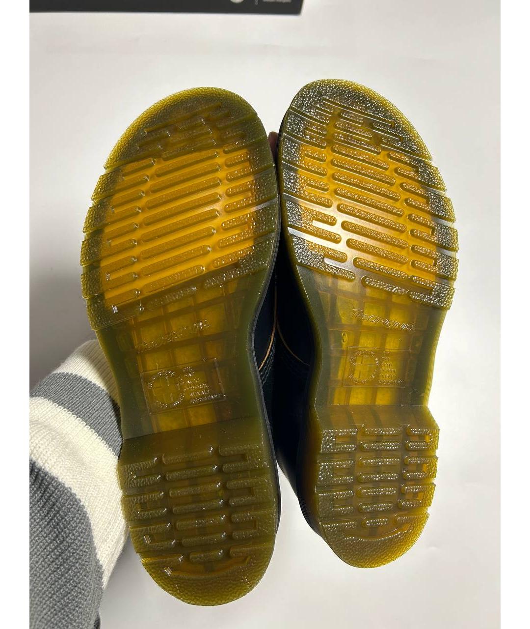 MM6 MAISON MARGIELA Черные кожаные высокие ботинки, фото 5