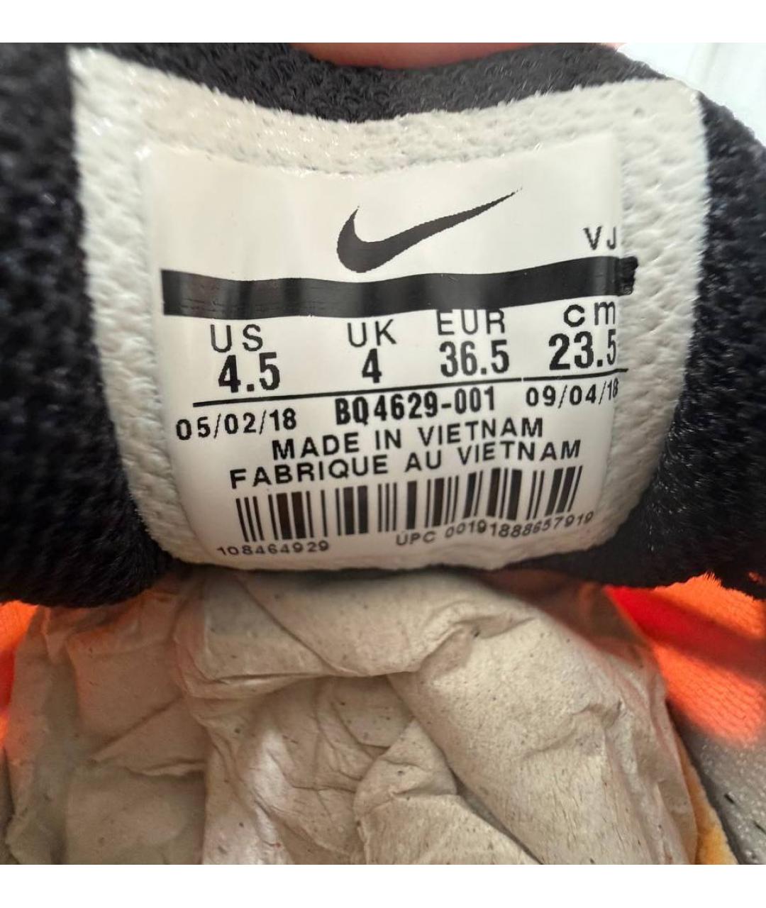 NIKE Оранжевые кеды, фото 5