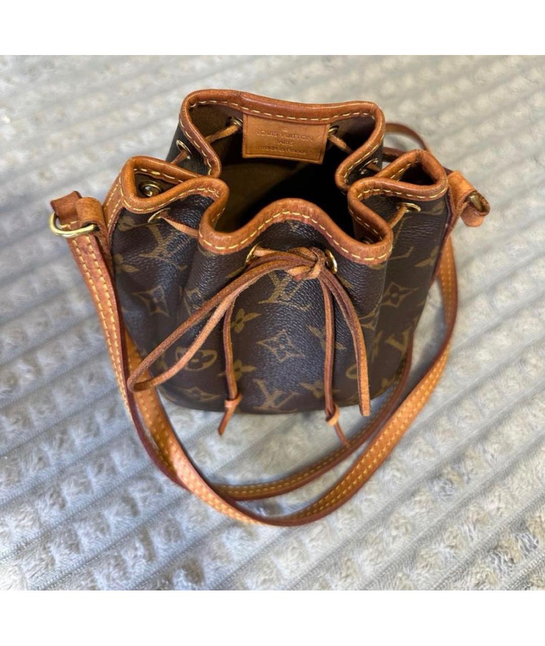 LOUIS VUITTON Коричневая сумка через плечо, фото 3