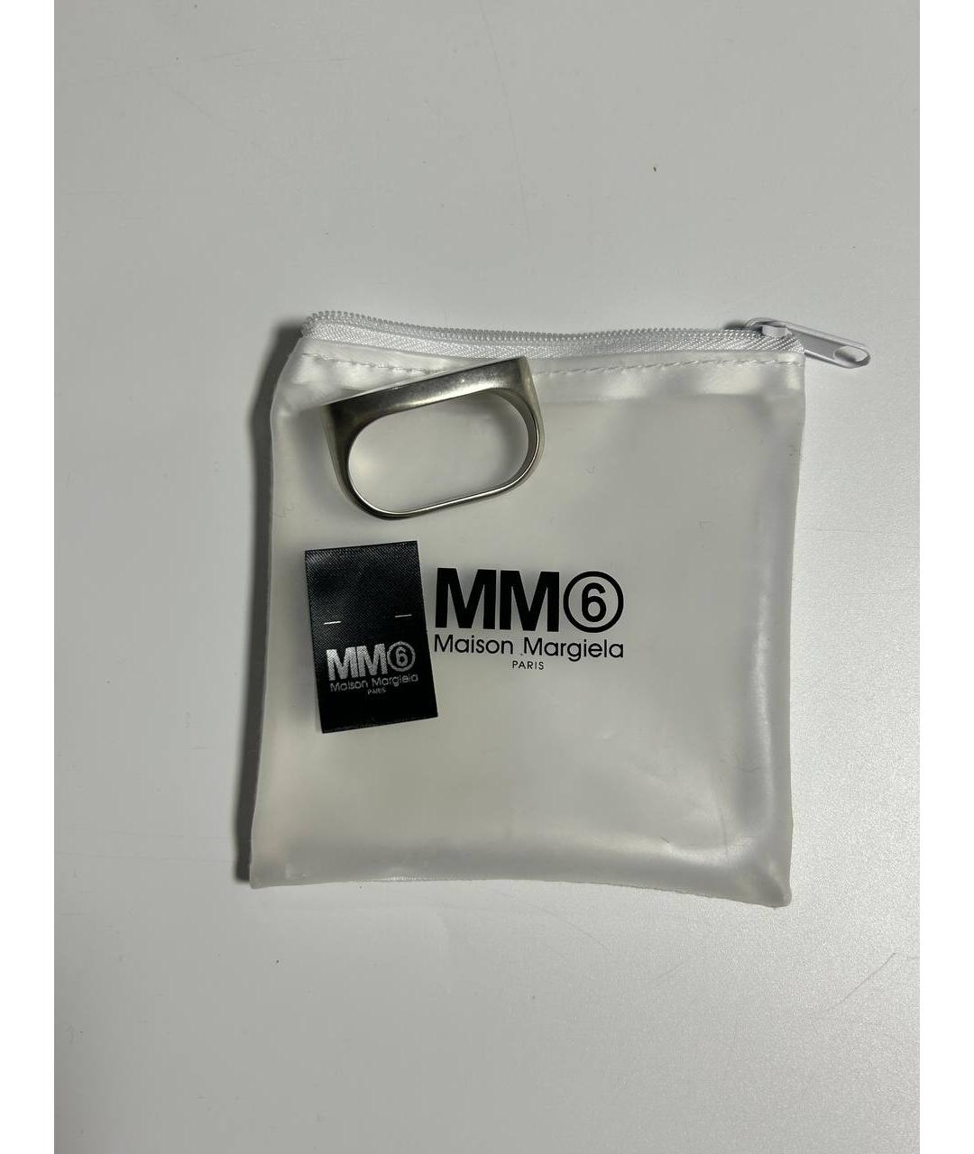 MM6 MAISON MARGIELA Серебряное латунное кольцо, фото 5