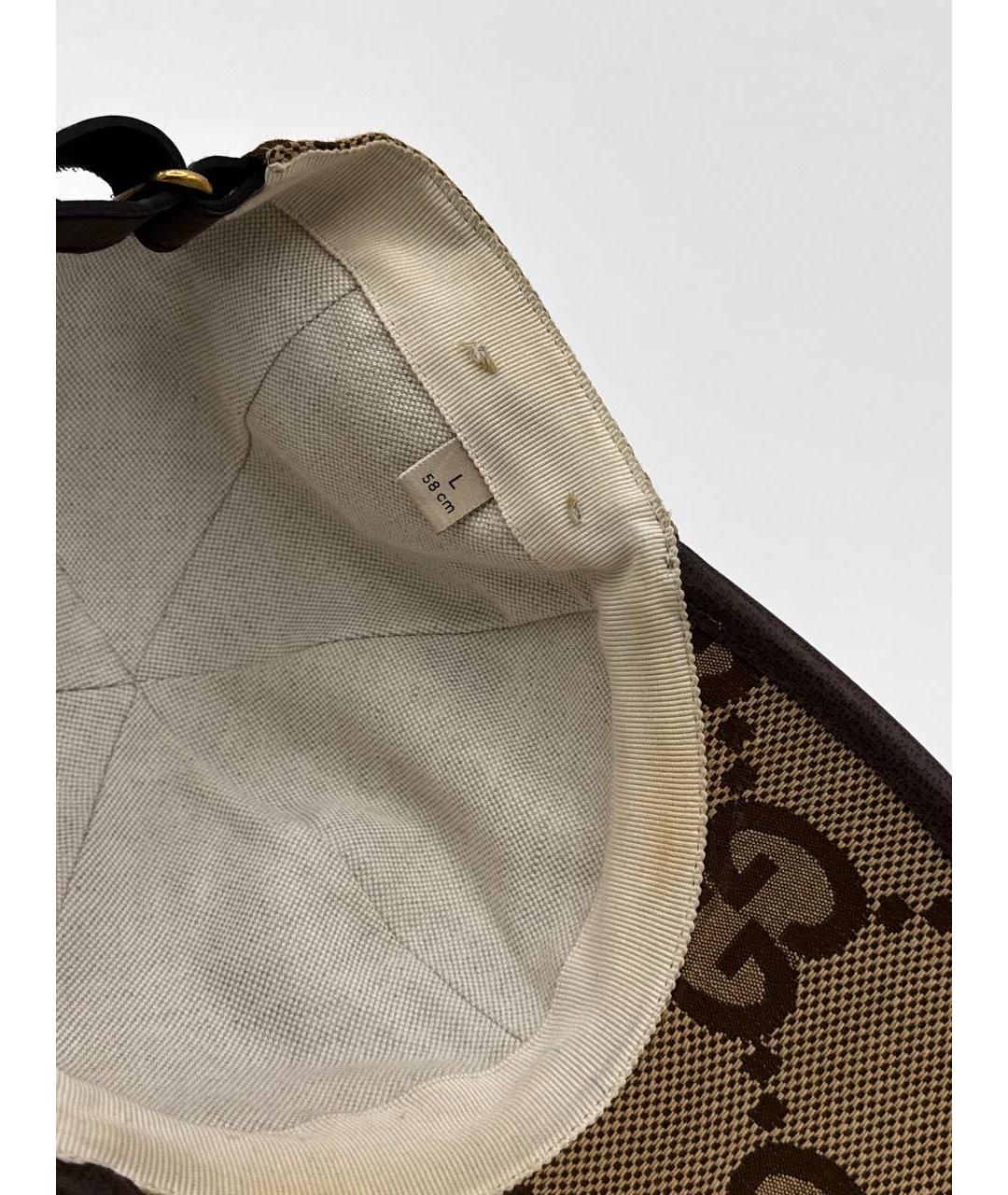 GUCCI Бежевая кепка/бейсболка, фото 5