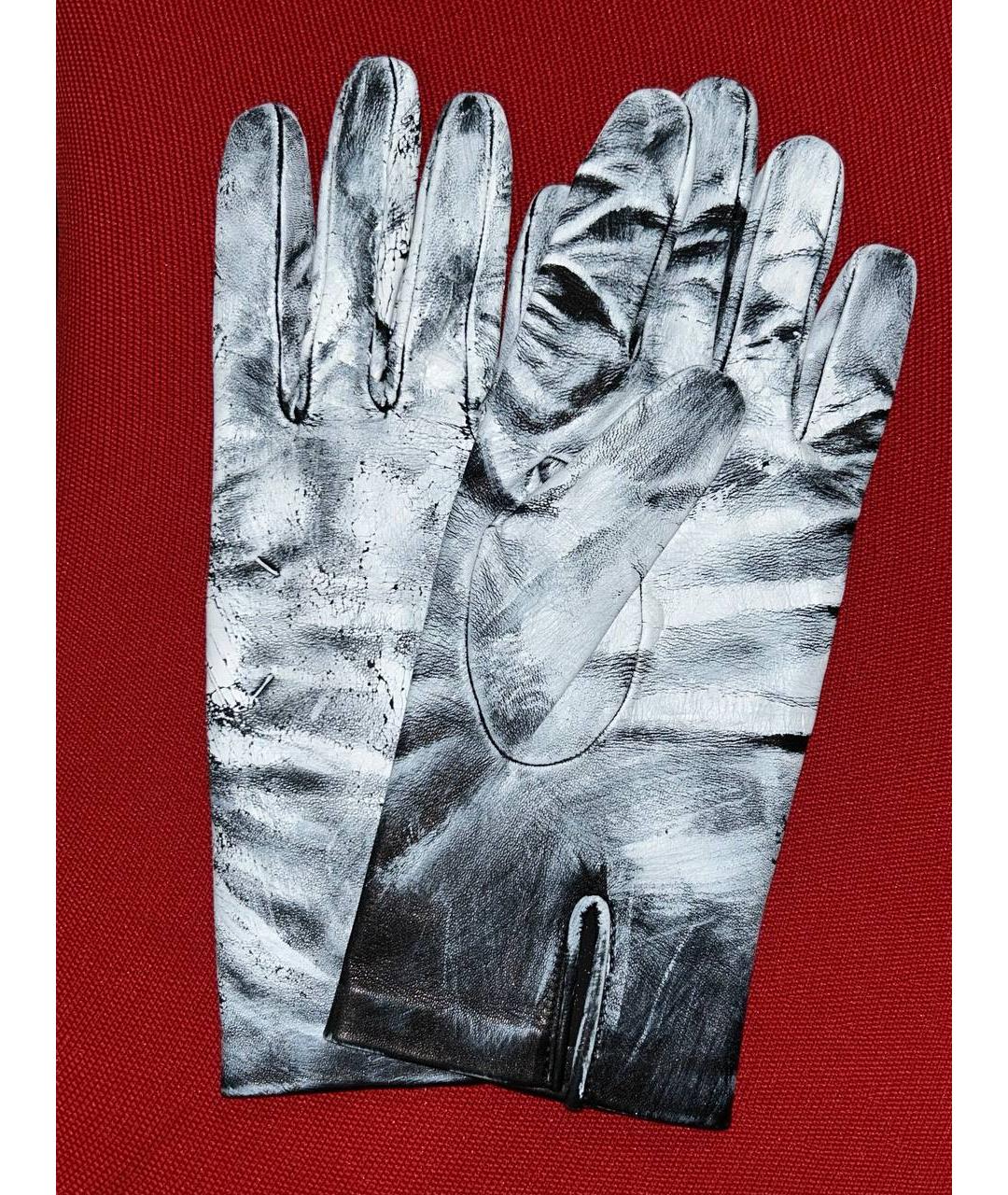 MAISON MARGIELA Черные перчатки, фото 9