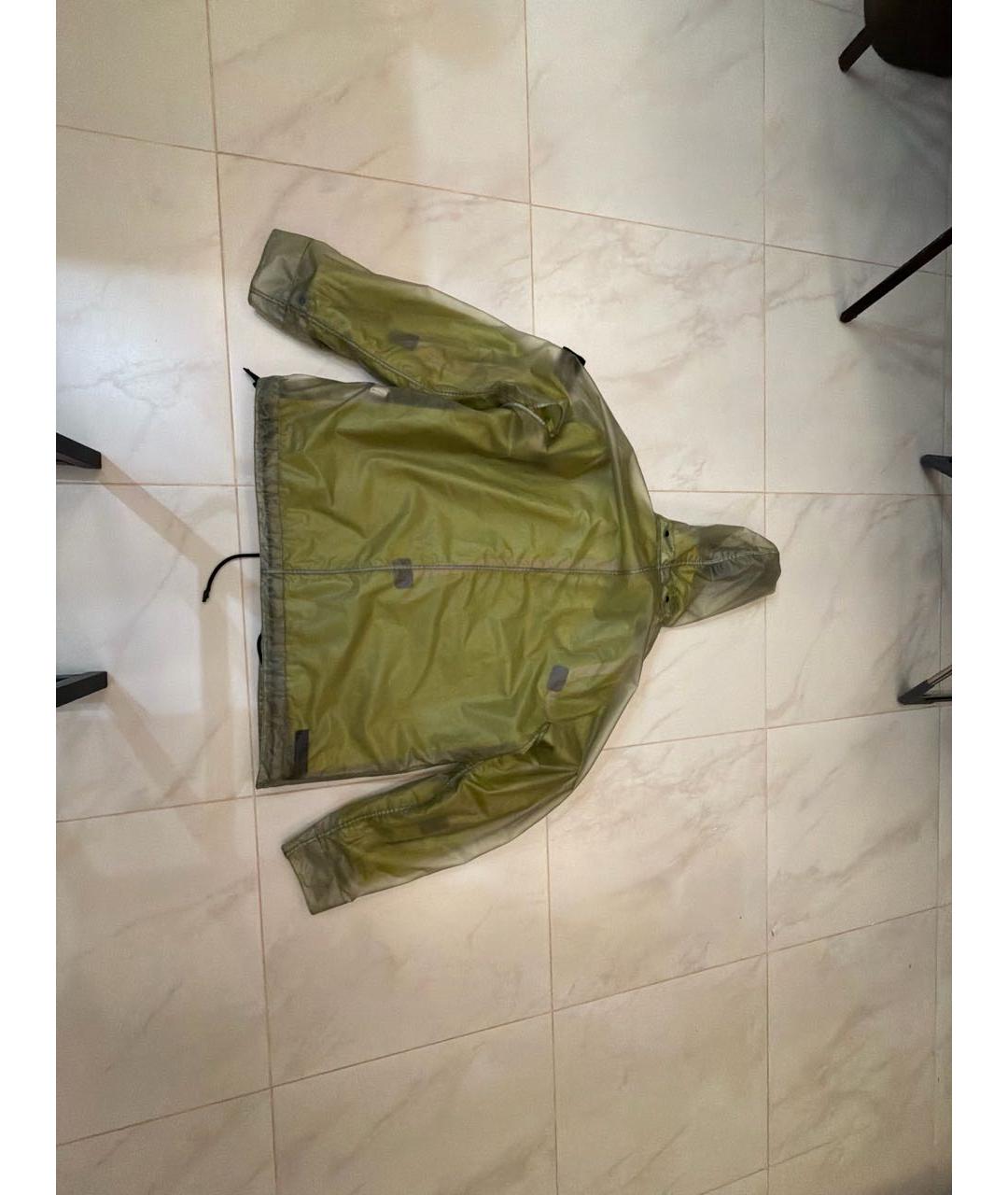 STONE ISLAND Салатовая полиамидовая куртка, фото 2