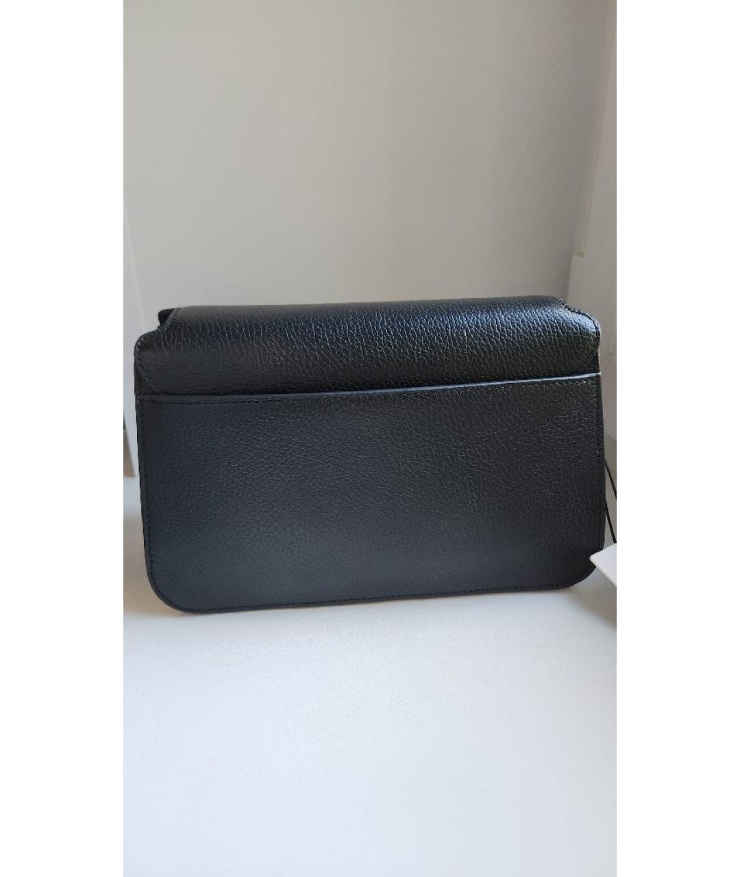 FURLA Черная кожаная сумка через плечо, фото 3
